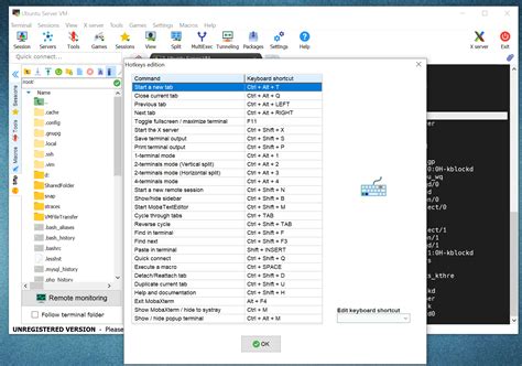 code mobzax|MobaXterm 20.6 keyboard shortcuts ‒ DefKey.
